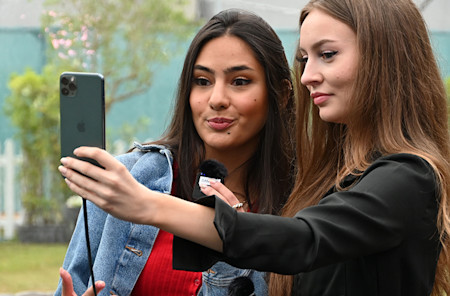 Hannah Atkinson and Lissie Mackintosh take over our TikTok