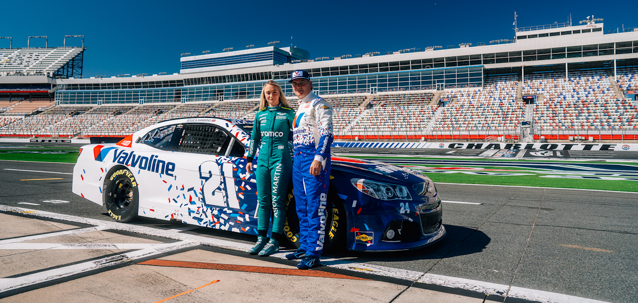 Jessica x Valvoline Header