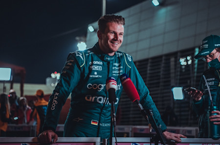 Nico's take: the German reviews his race in the media pen