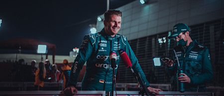 Nico's take: the German reviews his race in the media pen