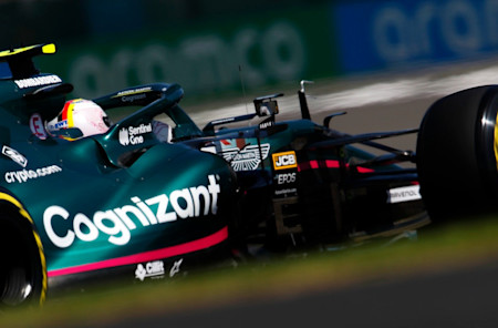 Sebastian during the Sprint on Saturday evening