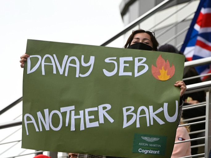 Fan shows support for Sebastian