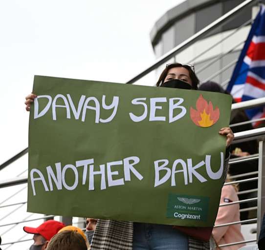 Fan shows support for Sebastian