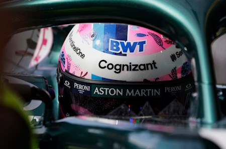 Sebastian pulls into the pitbox during practice at Istanbul Park