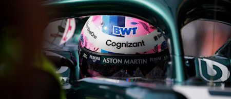 Sebastian pulls into the pitbox during practice at Istanbul Park
