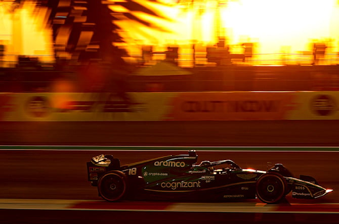 Lance returned to the car in FP2 and got lots of laps in on the Soft tyre as the sun started to set.