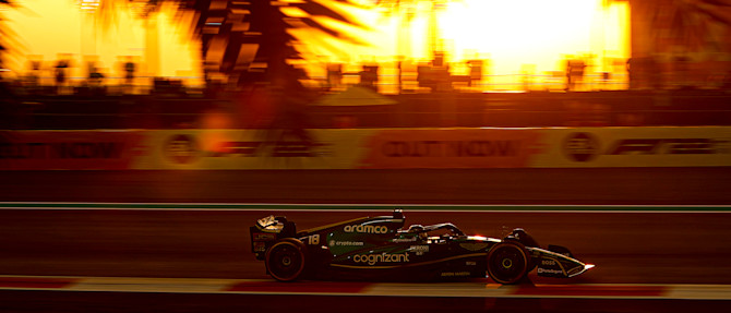 Lance returned to the car in FP2 and got lots of laps in on the Soft tyre as the sun started to set.