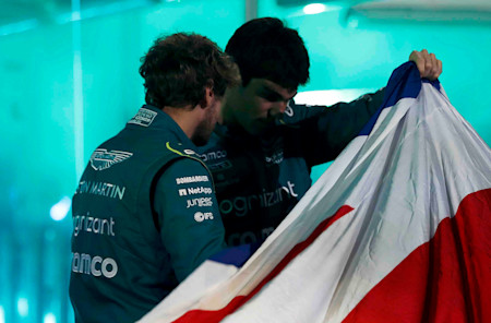Sneak peek: Lance and Sebastian look under the covers ahead of the AMR22's launch