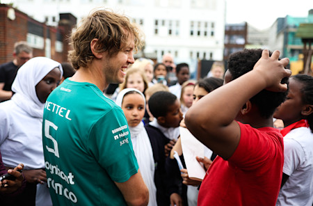 Headteacher Dawn Venn: "He spent so much time with them, talking and playing, and signing lots of autographs."
