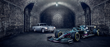 The AMR21 and DB5 make the perfect duo