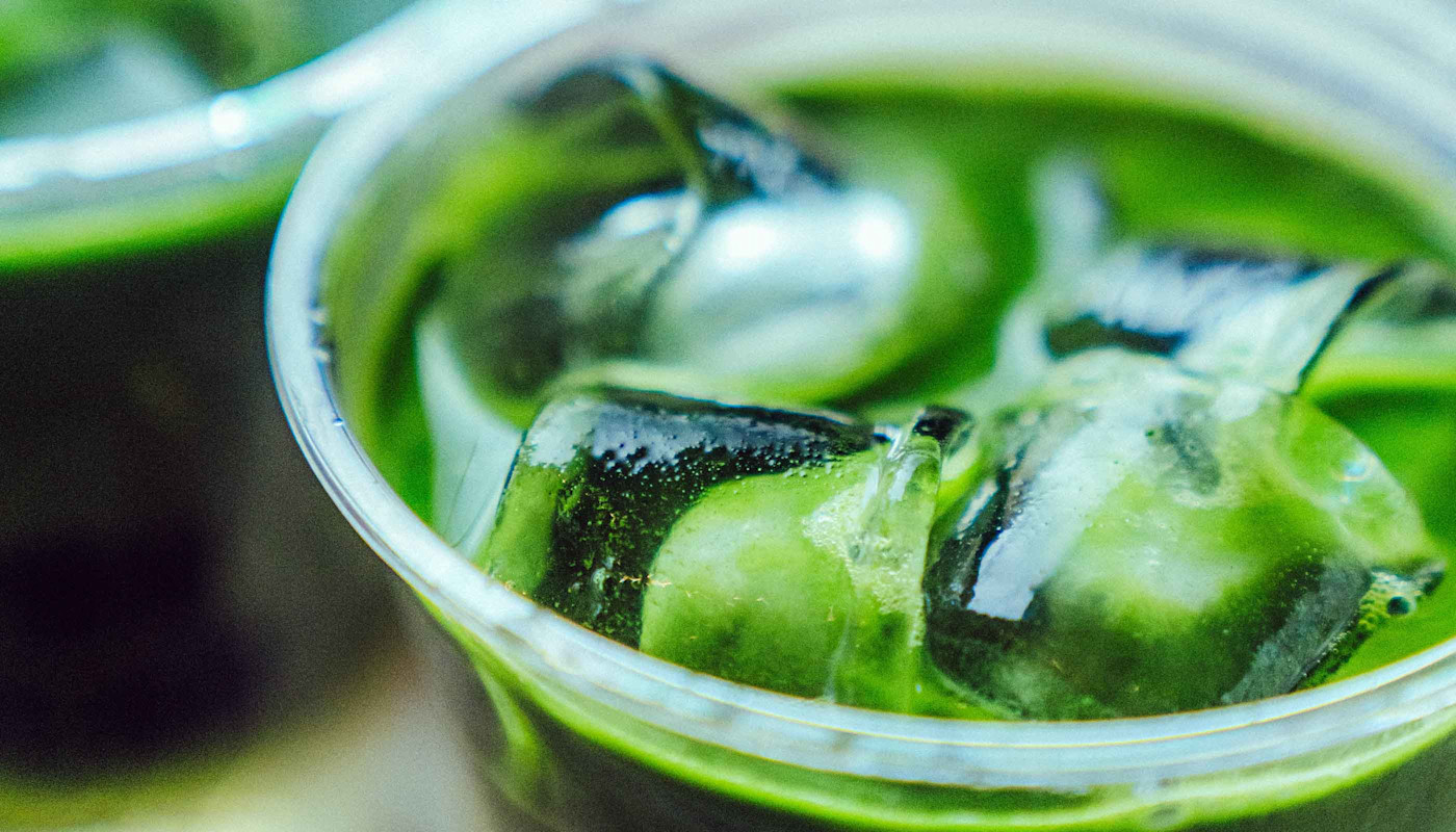 Matcha close up