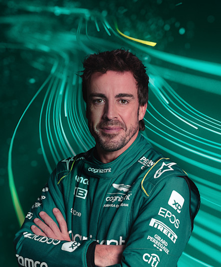 Fernando Alonso updated bio driver module mobile