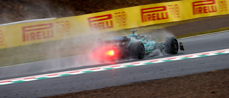 The weather was wet throughout Friday, in particular during the opening practice session.