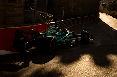 He took one of his best results of the year in Azerbaijan again. This time, he qualified inside the top 10 and was ready to take his opportunities.