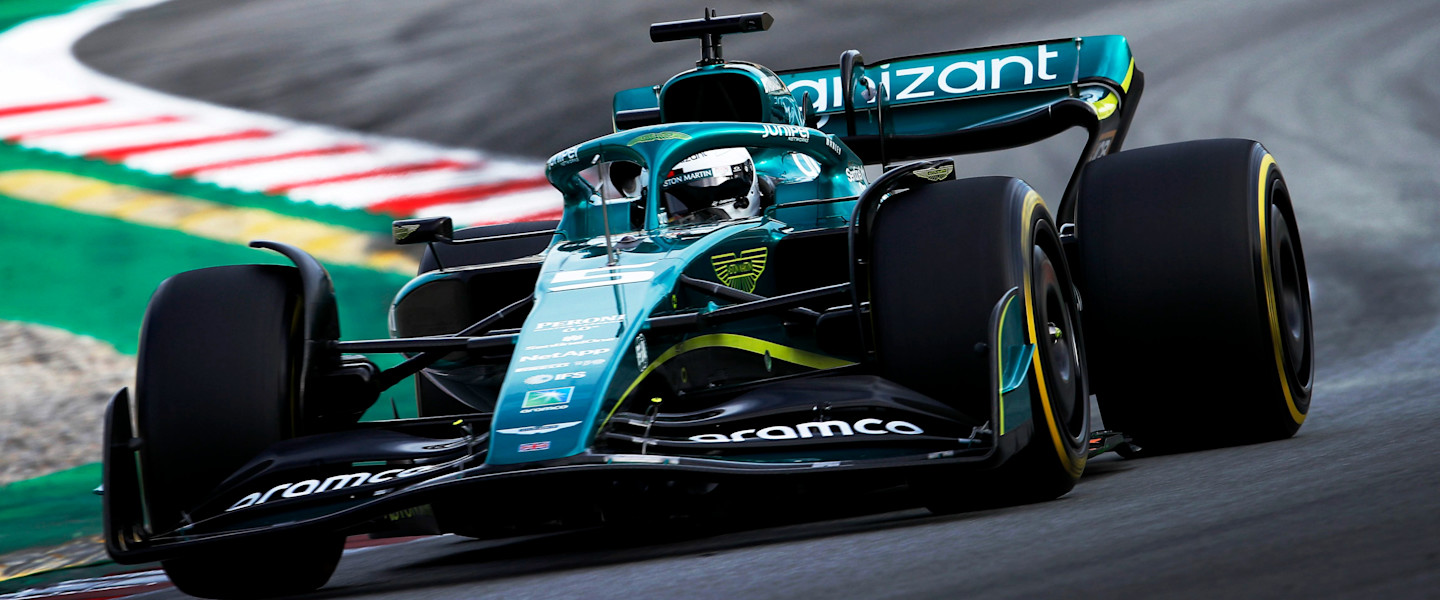 Sebastian Vettel, 2022 Barcelona testing