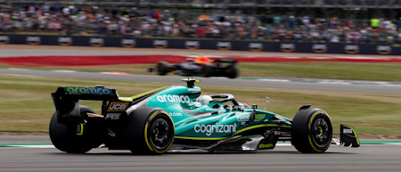 Sebastian was passed by faster cars late on and finished the race in ninth