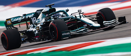 Lance on track as Formula One returned to Austin for the first time since 2019