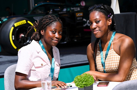 Guests are all smiles at the event