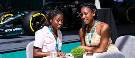 Guests are all smiles at the event