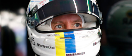 Sebastian eyed up making ground in the race.