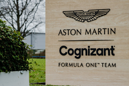 Aston Martin Cognizant Formula One™ Team sign