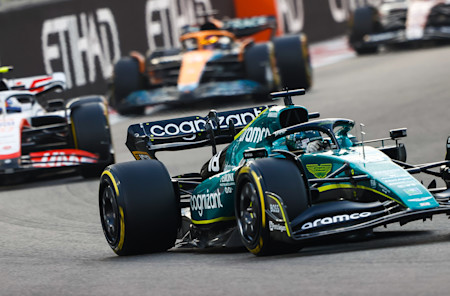 As has often been the case this season, Lance started brilliantly and passed Mick Schumacher and Daniel Ricciardo early on.
