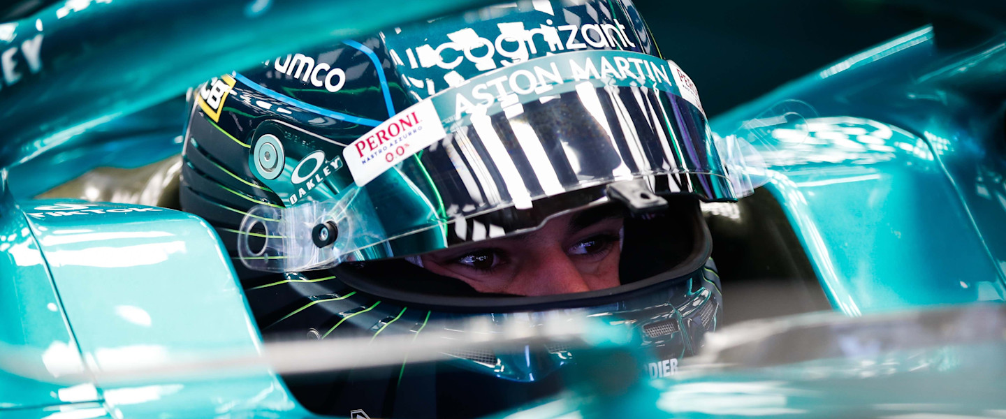 Lance Stroll, 2022 Barcelona testing