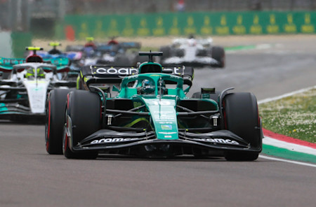 Lance initially moved to 14th place in the Sprint but had to contend with Lewis Hamilton behind