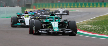 Lance initially moved to 14th place in the Sprint but had to contend with Lewis Hamilton behind