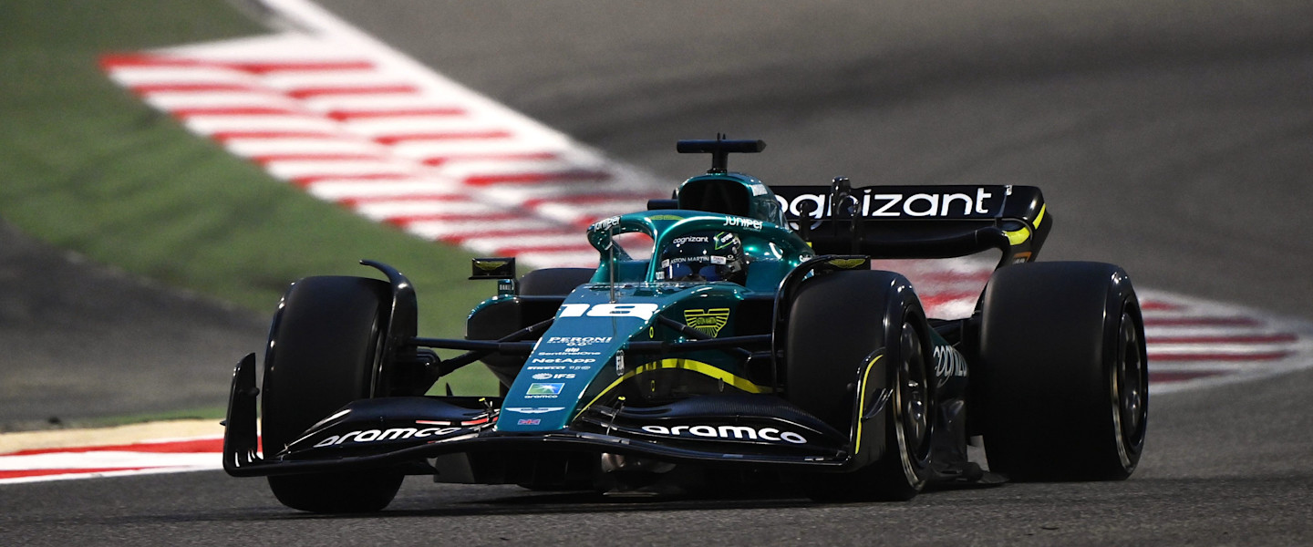 Lance Stroll, Bahrain testing