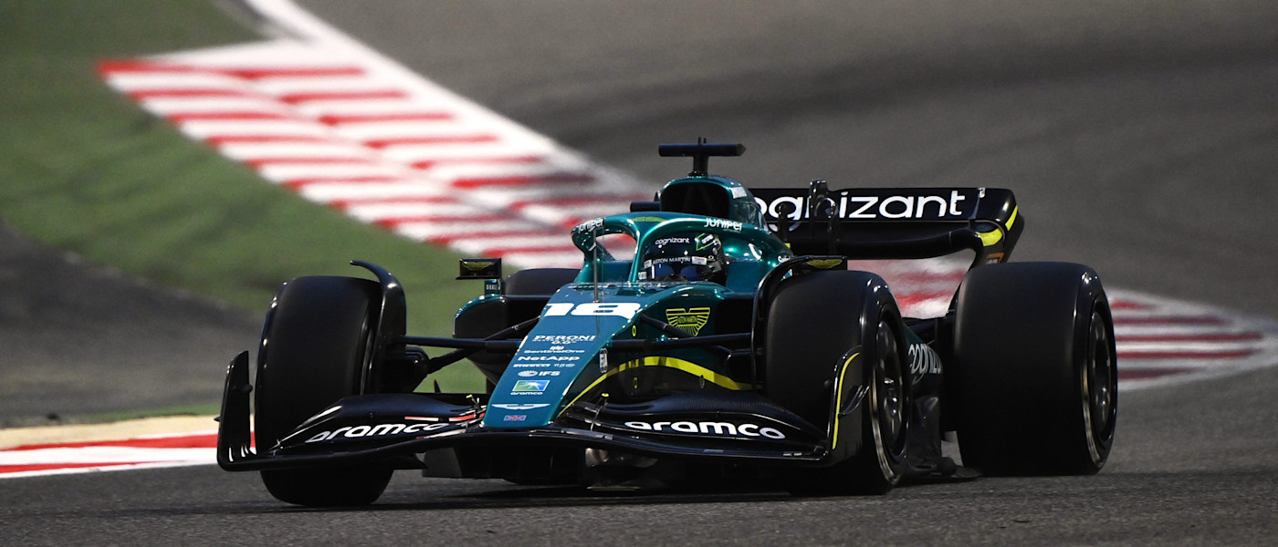 Lance Stroll, Bahrain testing