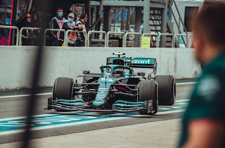 Sebastian returns to his garage