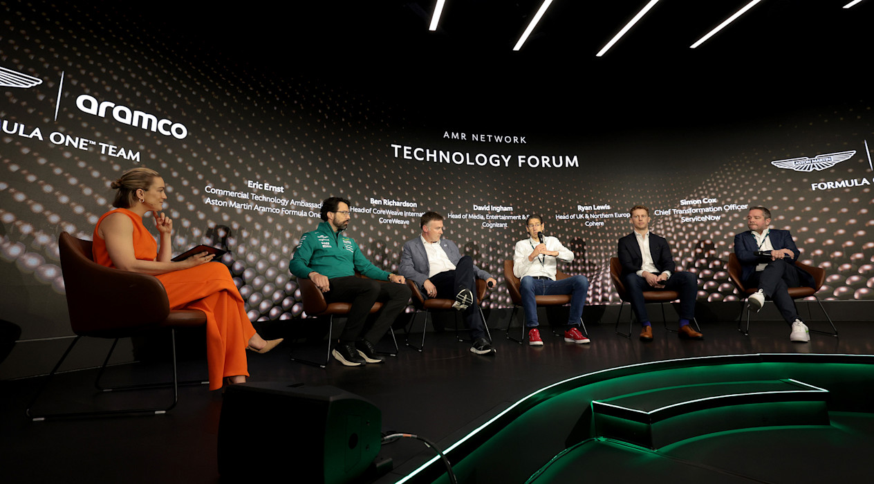 Building an AI ecosystem panel desktop hero