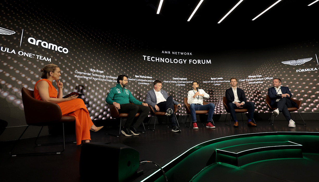 Building an AI ecosystem panel desktop hero