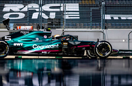 Sebastian heads out on track in Portugal