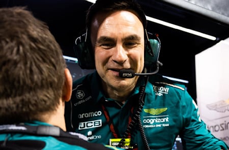 "This is a lovely car to drive." Fernando was full of praise for the racer that the AMF1 technical team have designed and built under the guidance of Technical Director Dan Fallows.