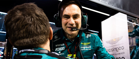 "This is a lovely car to drive." Fernando was full of praise for the racer that the AMF1 technical team have designed and built under the guidance of Technical Director Dan Fallows.