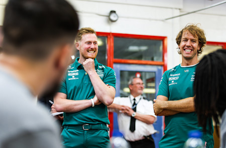 Seb was joined by his No.1 Mechanic, Mikey Brown