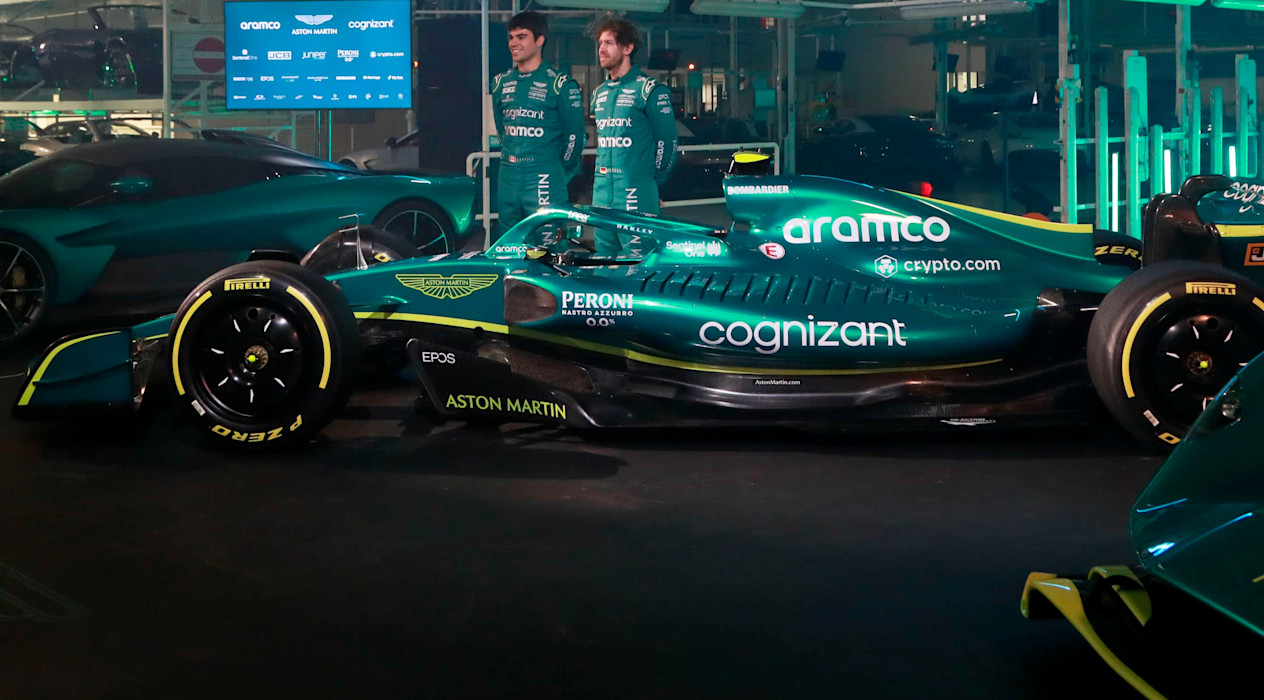 The AMR22 is revealed