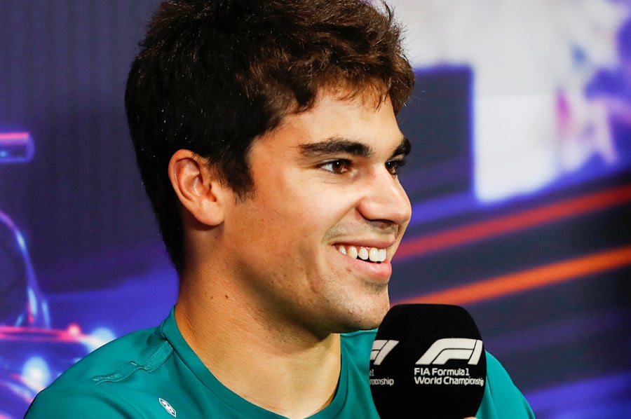 All smiles for Lance in Thursday's FIA Press Conference at the start of the final six races of the season.