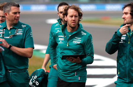 Sebastian took part in a track walk on Thursday of the 5.891-kilometre circuit