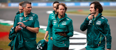 Sebastian took part in a track walk on Thursday of the 5.891-kilometre circuit