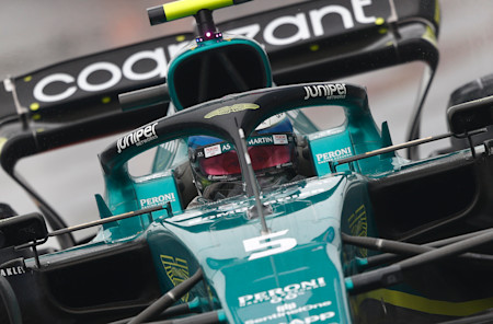 Sebastian also fell in Q1, but a grid penalty for Charles Leclerc meant he started in 16th