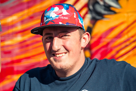 "F1 is something I've really got into since being in my wheelchair. I've always wanted to work in F1."