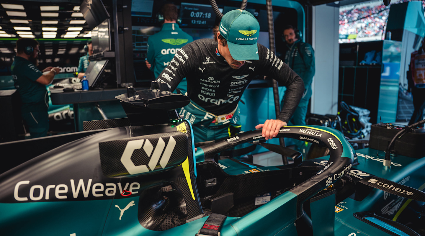 Lance looking in cockpit for UNDERCUT