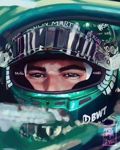 Lance Stroll, Painted by Réka
