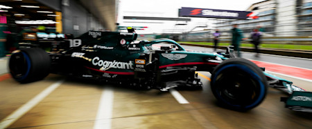 The AMR21 goes out to make history