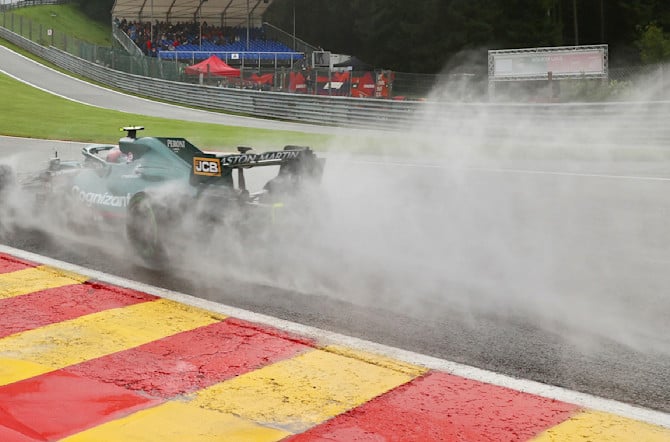 At a soaked Spa-Francorchamps, Seb put in a strong qualifying effort to start and finish fifth, after the race failed to get underway.