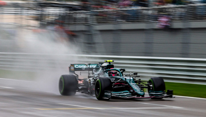 Sebastian Vettel, 2021 Russian Grand Prix
