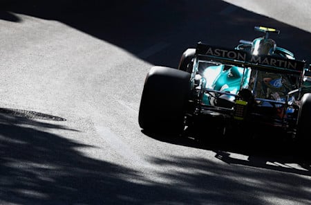 A race later in Azerbaijan, Sebastian put in a charge to move up the order…
